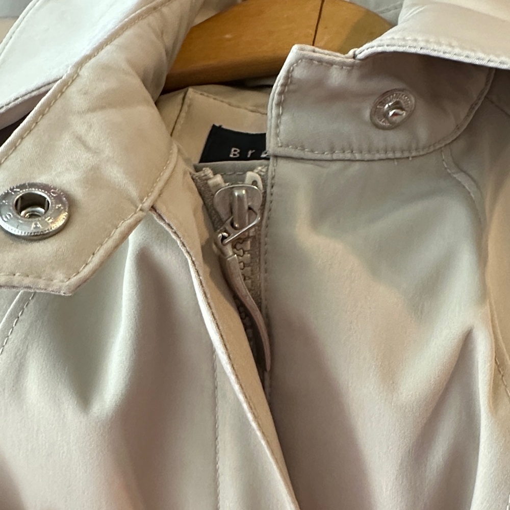 Braetan Elegant Beige Women's rain repelling Trench Coat size small w/belt (F12) - Picture 6 of 13